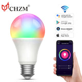 E26/e27 Base 9w Bulb Smart Led Bulb Wifi Led Light Rgb Multicolor Dimmable Bulb freeshipping - Jiehui Lighting Appliance