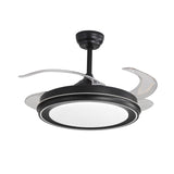 Indoor modern Pure Copper Frequency Conversion 6-speed Ceiling  Led Light 42 Inch LED Fan Jiehui Lighting Appliance  