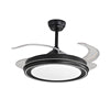 Indoor modern Pure Copper Frequency Conversion 6-speed Ceiling  Led Light 42 Inch LED Fan