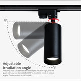 2022 New Design High Lumen Minimalist System Compatible Magnetic 10W 20W 28W 34W Track Lights