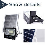 50w 100w 150w 200w IP65 waterproof outdoor solar powered led flood light freeshipping - Jiehui Lighting Appliance