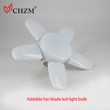 Home Foldable Fan Blade Bulb 18W 20W 26W 28W 36W 45W 50W 60W 70W E22/E27 LED Folding Lamps freeshipping - Jiehui Lighting Appliance