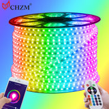 50ft Led Strip Lights Tenmiro Smart Led Light Strips Music Sync Color Changing LED Lights App Control