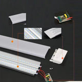 LEDLight tube Office Lighting Suspended Led Linear Lighting Led Office Light Linear freeshipping - Jiehui Lighting Appliance