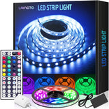 50ft Led Strip Lights Tenmiro Smart Led Light Strips Music Sync Color Changing LED Lights App Control freeshipping - Jiehui Lighting Appliance