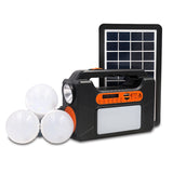 Outdoor 3in1 Portable Mini Solar Light Kits System With Bt Speaker Fm Radio freeshipping - Jiehui Lighting Appliance