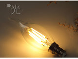 China Best Quality Led Lamp C35 Led Filament BulbSpecial Offer 4w Clear Bulb Candle  Led Filament Light Bulb freeshipping - Jiehui Lighting Appliance