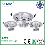 Led Down light 12W AC165V-265V Indoor Led Celling Aluminium Down Light freeshipping - Jiehui Lighting Appliance