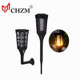 Solar-powered Flame Lamp Waterproof 96LEDs Dancing Flickering Torch LED Lights freeshipping - Jiehui Lighting Appliance