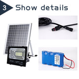 50w 100w 150w 200w IP65 waterproof outdoor solar powered led flood light freeshipping - Jiehui Lighting Appliance