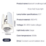 lamp music light lamp music light40w E27 Fan Blade Led Music Lamp Folding Wireless Rgb Light Bombillo Speaker Lamp Starry Star Night Light 220v Jiehui Lighting Appliancelamp music light