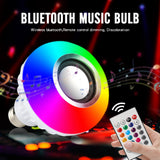 Home Decoration Smart Remote Control Lamp RGB Light  12w Led Bulb Speaker Blue Tooth Music Bulb